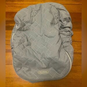 JJ Cole Gray Bundle Me Quilted Infant Car Seat Cover & Bunting Bag
